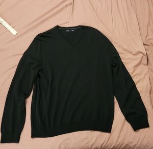 Banana republic mens VKNECK Pullover 100 extra fine merino wool